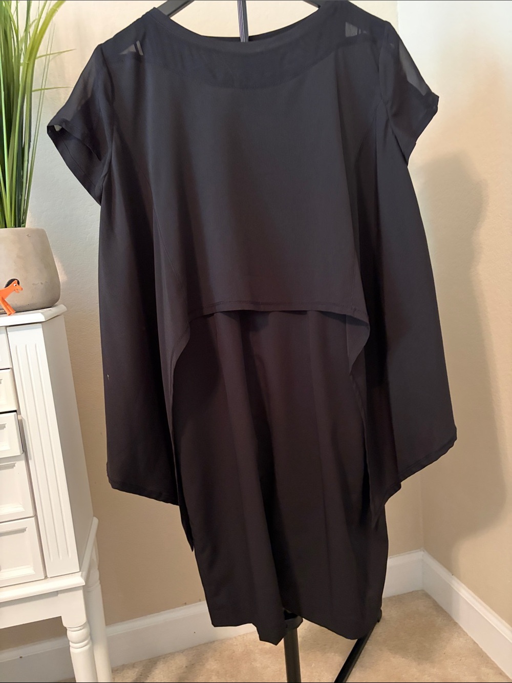 Jessica Simpson Black Women's High-Low Overlay Dress